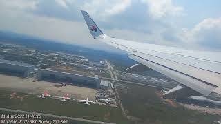 Take-Off At Runway 14R At KLIA, KUL-BKI, MH2646 (9M-MXX), Boeing 737-8H6