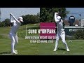 Sung Hyun Park Golf Swing Driver (DTL & FO), Evian Championship, Evian-les-Bains, July 2019.