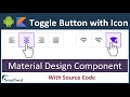 How to create Toggle buttons with icon Only. Android Studio Tutorial (Kotlin)