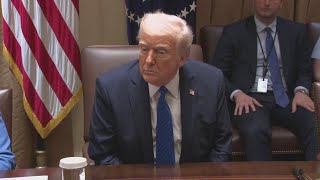 President Donald Trump responds to war plans sent in group chat with journalist