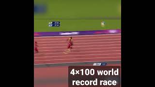 world record 4×100 Usain Bolt #viral #trending
