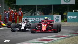 Hamilton and Raikkonen's Monza Battle | 2018 Italian Grand Prix