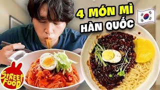 Mì Tương Đen Trộn Rau Củ Ngon Bổ Rẻ -  4 Cách Ăn Mì Của Người Hàn | Woossi Vào Bếp