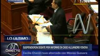 Chongo en el Congreso- Cecilia Chacón vs Mesías Guevara