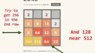 2048 Win Strategy, Demonstration \u0026 Step By Step