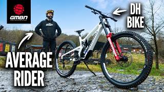 How Much Faster Can A Downhill Bike Make You? | Average Rider Vs DH Bike