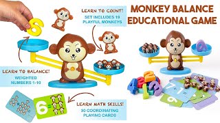 Kiddale Monkey Balance Educational Game | Monkey Balance Math Game 2023 | Game Toy For Kids