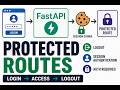 10 FastAPI Authentication Tutorial: Logout, Session Cookies, and Protected Routes