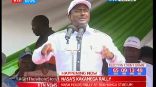 NASA Deputy President Aspirant Kalonzo Musyoka's full speech at Kakamega rally