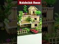 how to build a matchstick house🤔🤔 shorts