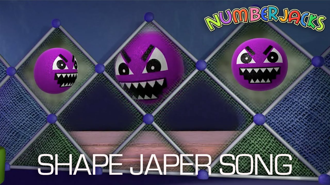 NUMBERJACKS | The Shape Japer Song - YouTube