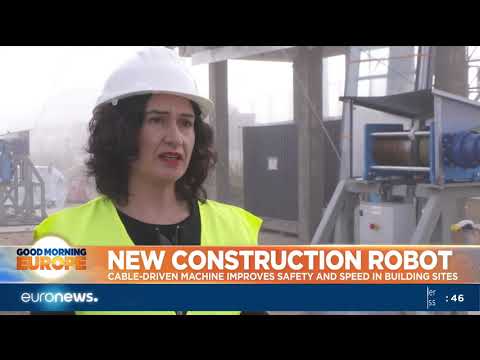 New construction robot: Cable-driven machine improves safety and speed on construction sites