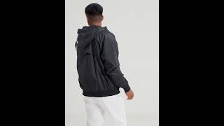 NIKE Sportswear Shiny Windrunner Windbreaker Jacket Black Hooded Men | JD Sports