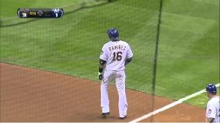 2012/09/28 Dominguez's diving stop