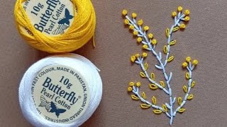 Simplest Flower Hand Embroidery Tutorial 🌸 | Perfect for Beginners! (Step-by-Step)