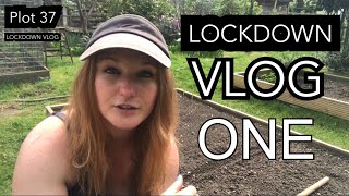 LOCKDOWN ALLOTMENT VLOG ONE