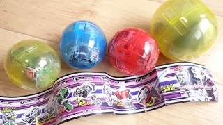 レアは3種!? 1回200円 ガシャポンなりきり仮面ライダードライブ2 全8種 4回まわしてレビュー！ハンドル剣 ドア銃 ブレイクガンナー