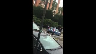 Amateur footage from scene of of Italy shootings