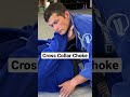 Cross Collar Choke-Fundamental Fridays  #shorts #BJJ #Choke #submission