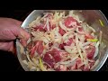 schaschlik. Шашлык традиционный семейный маринад