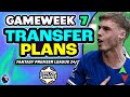 FPL GW7 MY TRANSFER PLANS! | Fantasy Premier League 2024/25