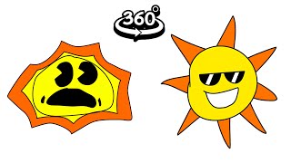 Mr Sun Sprunksters vs Mr Sun Spunkr (Joke Video) in 360° VR