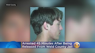 Nathanial Neisler Arrested 45 Minutes After Being Released From Weld County Jail