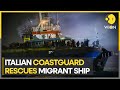 Italian coastguard rescues migrants after boats encountered issues | Latest | English News | WION