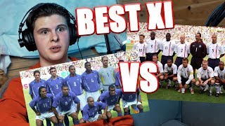 England Vs Brazil 2002 BEST XI