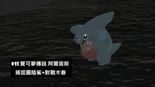 [寶可夢傳說 阿爾宙斯] #11 穿越迷幻洞窟 首遇圓陸鯊 古代採石場對戰木春