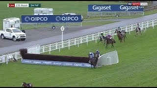 Bizarre finish to a horse race at Ascot!