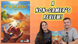 Pyramido - A Non-Gamer's Review Of This Pyramid Making Tile Laying #BoardGame