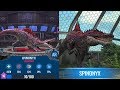 NEW SPINOSAURUS + BARYONYX HYBRID! SPINONYX SHOWCASE! | Jurassic World Alive 1.7 Dino Showcase