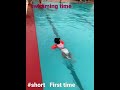 First time swim