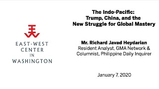 The Indo-Pacific: Trump, China, and the New Struggle for Global Mastery