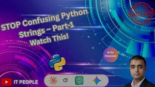 STOP Confusing Python Strings – Watch This! Part - 1