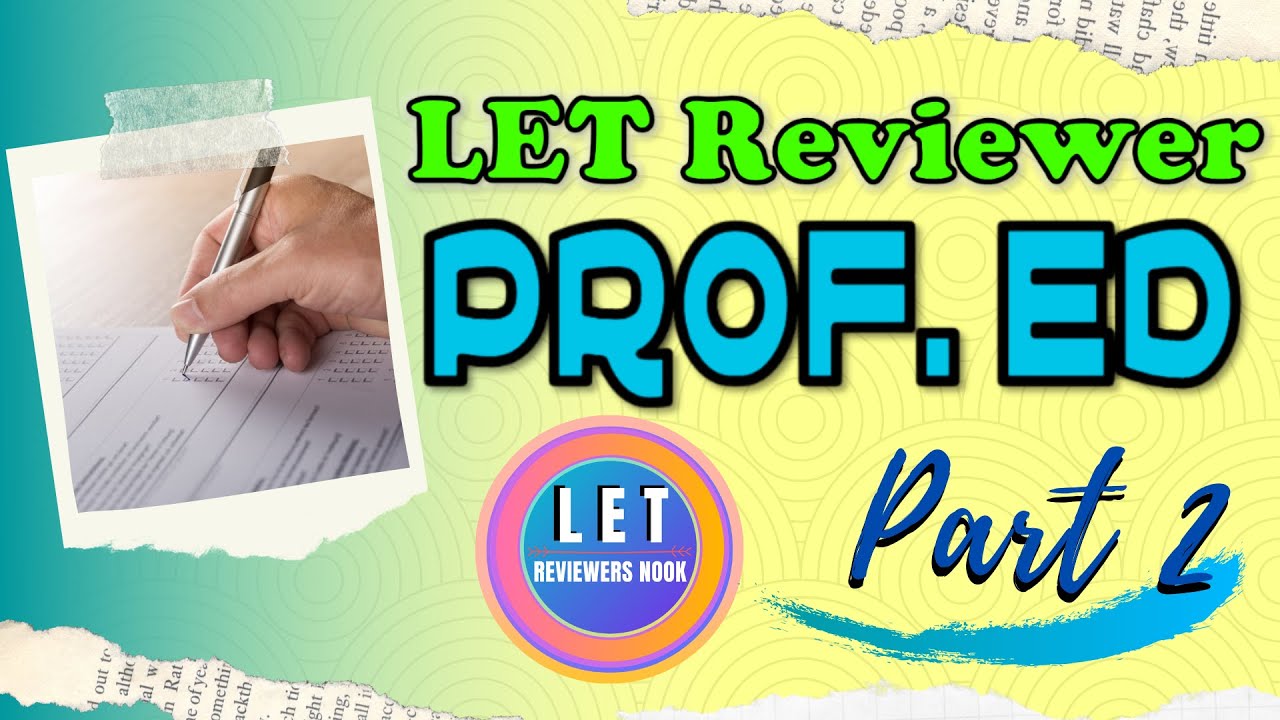 LET Reviewer - Professional Education ( Part 2) - YouTube