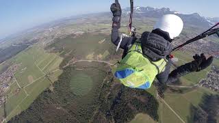 Gleitschirmflug am Sulzberg mit dem CrossRock von U-Turn