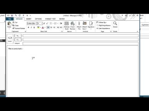 How Do I Make a Microsoft Outlook Smiley Face Using the Control Butto... : Microsoft Office Lessons How Do I Make a Microsoft Outlook Smiley Face Using the Control Butto... : Microsoft Office Lessons