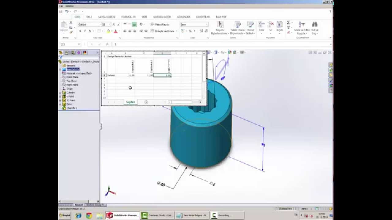 Solidworks Design Table Youtube Solidworks Design Table Youtube