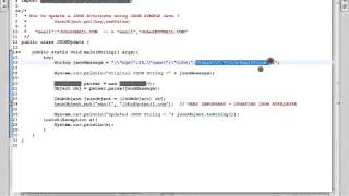 HOW TO UPDATE A JSON ATTRIBUTE USING JSON SIMPLE JAVA