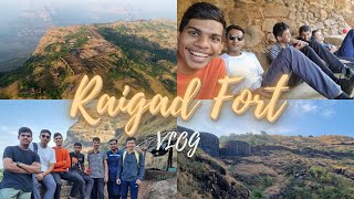 Fastest Trek Till Now 🚶‍♂️| रायगड किल्ला | Raigad Fort Vlog🚩