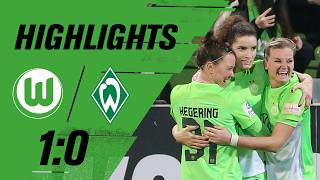 TOOOOOR ZUR WINTERMEISTERSCHAFT 🎄 | Highlights VfL Wolfsburg - Werder Bremen 1:0 | Bundesliga