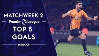 Top 5 goals from Premier League 2019/20 Matchweek 2 | NBC Sports