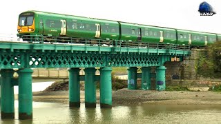 Trenuri Irlandeze pe Viaductul Laytown  🚆🚅 Irish Trains on Laytown Viaduct - 05 October 2023