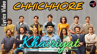 Khairiyat Pucho Cover Song, Lyrics, Instrumental | Arijit S, Tribute to Sushant Singh SSR,Chhichhore