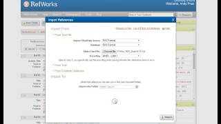 RefWorks File Upload