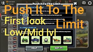 Hcr2 New! Push It To The Limit, First look Low/Mid level Hill climb racing 2 team event