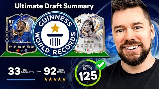 WORLDS FIRST 125 FUT DRAFT!!! 🔥