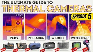 7 Thermal Cameras Tested on Insulation, Leaks, Electronics and Wildlife